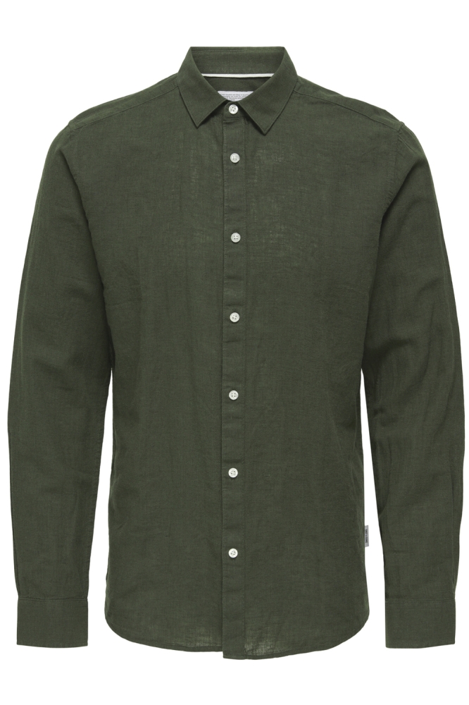 ONSCAIDEN LIFE LS SOLID LINEN SHIRT 22012321 KAMBABA